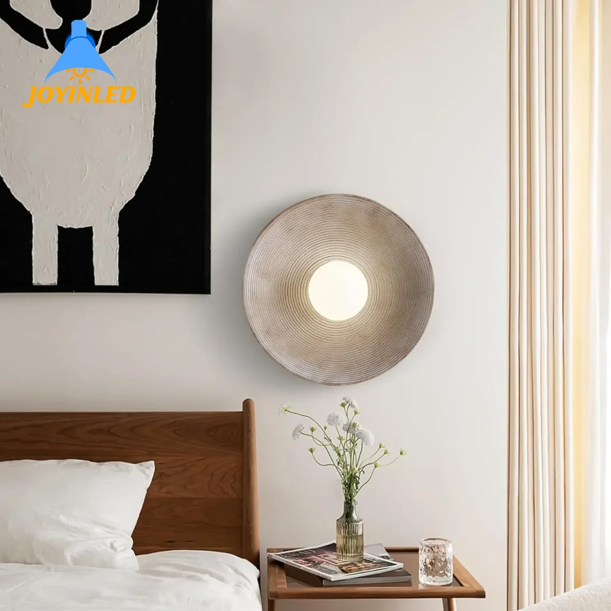 

Vintage LED G4 Wabi Sabi Wall Art Lamp Retro Resin Wall Sconces Indoor Decor Wall Lights for Hallway Bedroom Bedside Living Room