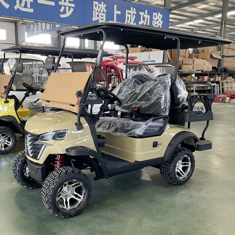 

Cheap Chinese 5000w Electric Golf Carts for Sale 4 Seater 60v Lithium Battery Wholesale Price Club Golf Cars Buggy