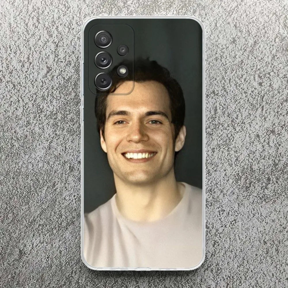 H-Henry Cavill actor Phone Case For Samsung,Galaxy,S20,S21,S22,S23,Fe,Lite,Plus,Ultra Note Shell