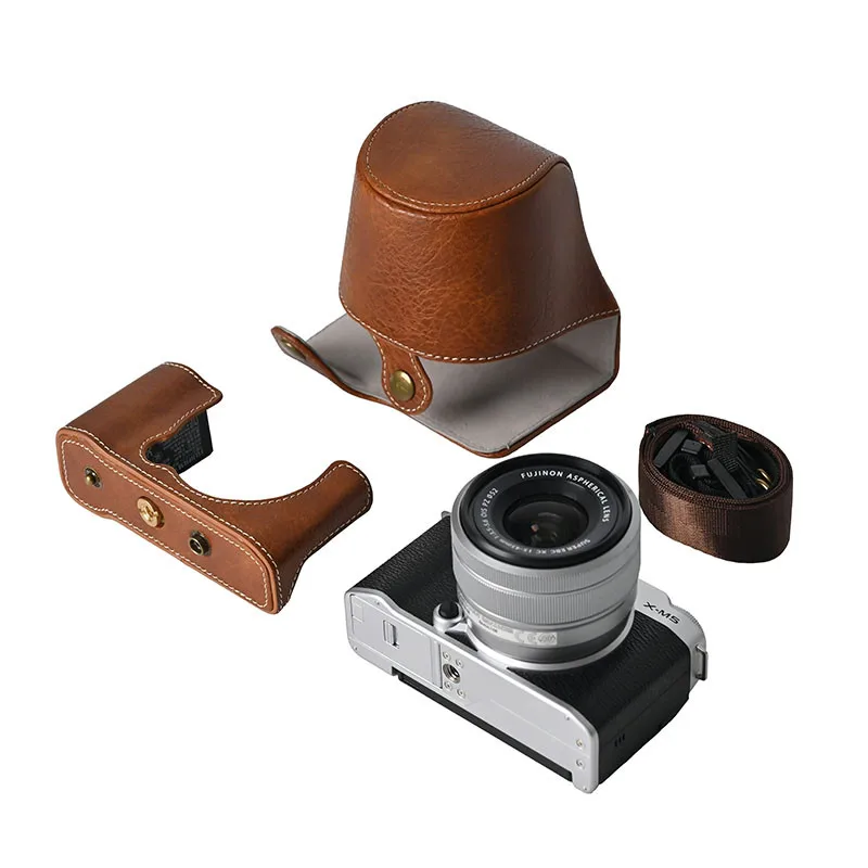 حقيبة كاميرا Fujifilm XM5 كاملة من جلد البولي يوريثان حافظة كاميرا لـ Fujifilm XM5