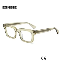 Handmade Acetate Frame Glasses Men Rectangle Prescription Myopia Eyeglasses Frame Square Women Brand Designer Spectacles Eyewear