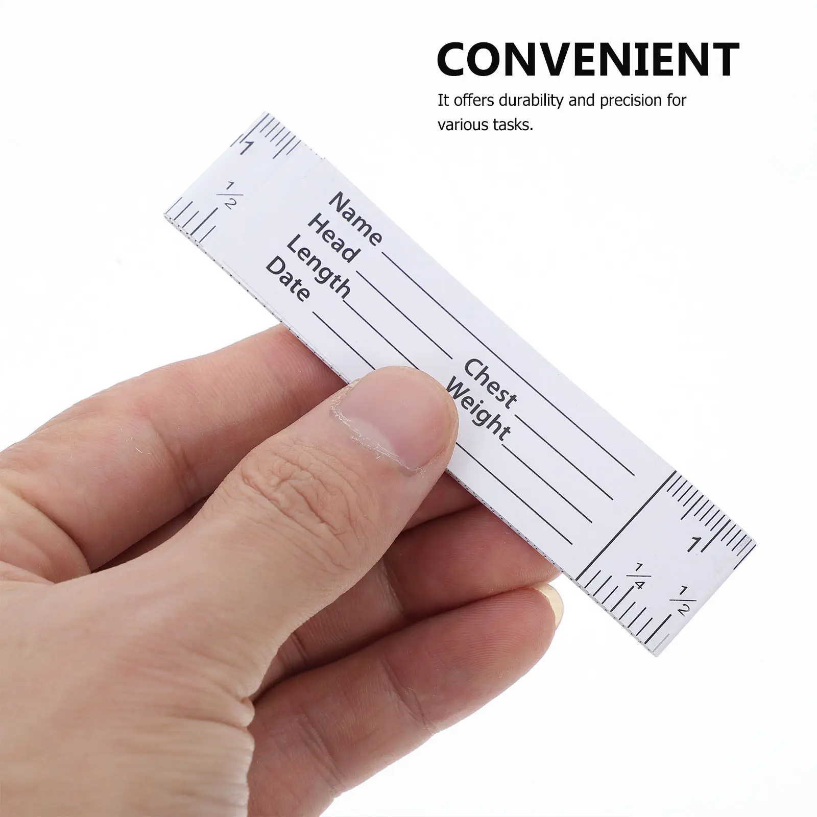 10Pcs Graduated Measuring Tape Ruler 152Cm Paper Coated Dual Scale Inch Centimeter Portable Tool for Architecture Engineering
