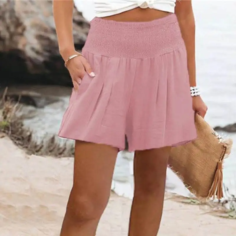 Estate plus size casual da donna orts S5XL comodi pantaloni a gamba larga design asimmetrico busin tessuto casual in poliestere Sle