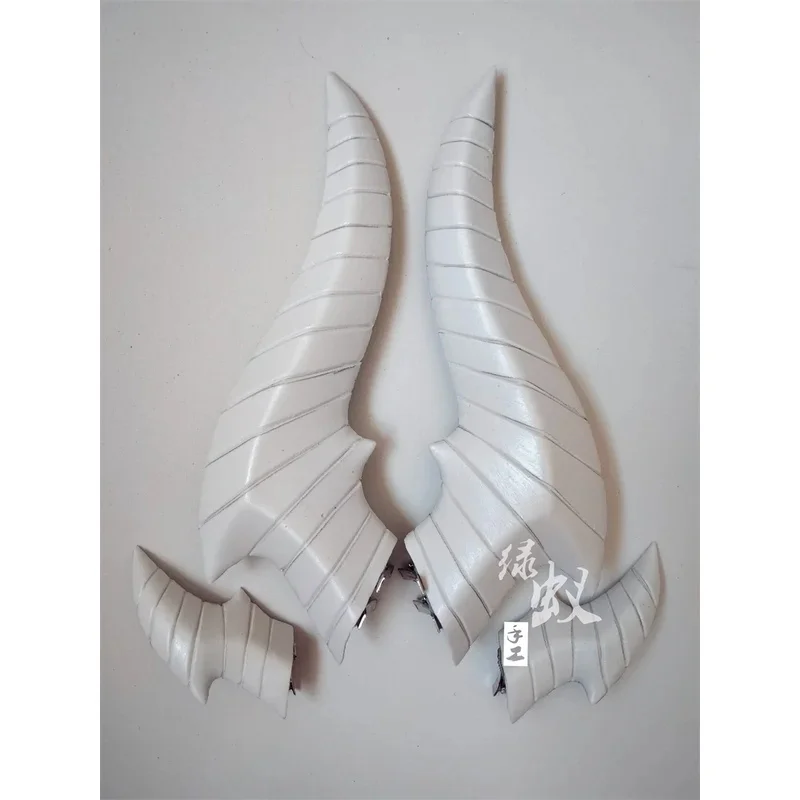 Nene 2025 1 مجموعة لعبة الفرسان ريد لهب الظل تأثيري قرون مشبك للرأس أغطية الرأس دبابيس الشعر الدعائم