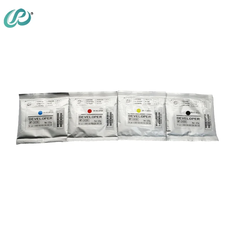 4pcs MP C4000 Developer for Ricoh MPC2800 3300 4000 5000 Color Copier Toner Powder CMYK225G