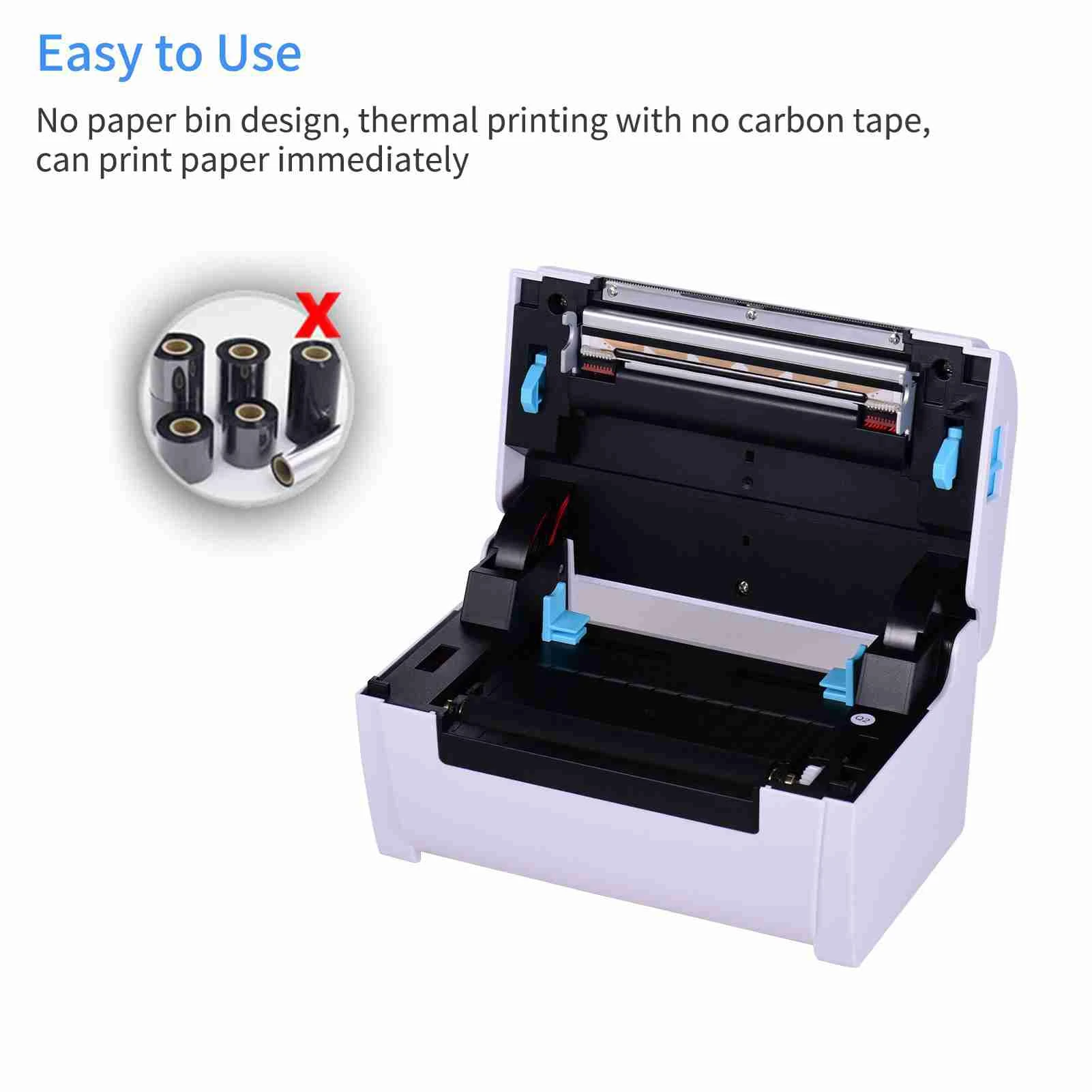 配送ラベルプリンター クリア印刷 160mm/s 高速印刷ラベルプリンター 倉庫ストア用 倉庫ラベルプリンター