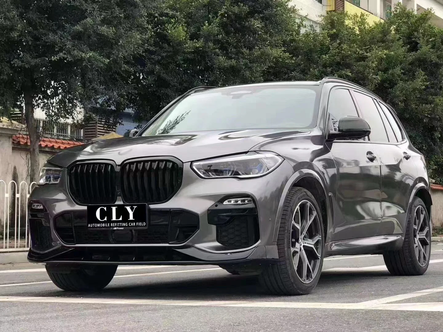 CLY Factory Wholesale Car Body Kit for  X5 G05 Pre Model 19-23 Upgrade AC Body Kit Full Bumper Lip LED Grill Headlights wings