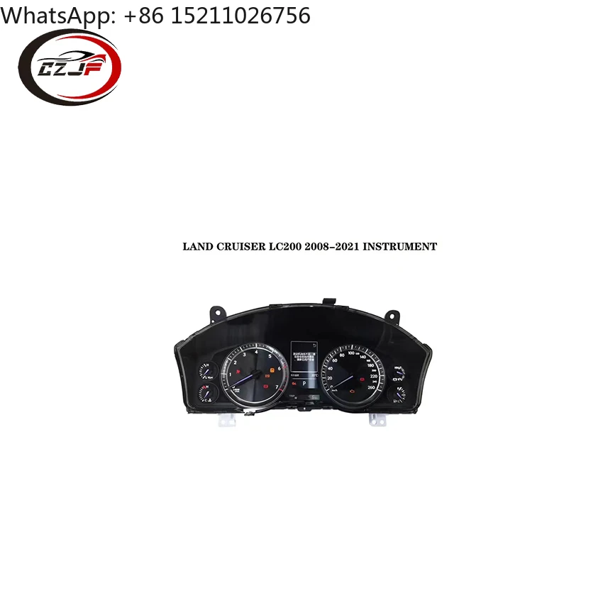 CZJF Upgrade Interior Kit Mechanical Dashboard for Land Cruiser LC200 up to LX570 New Digital Cluster Auto Speedometer