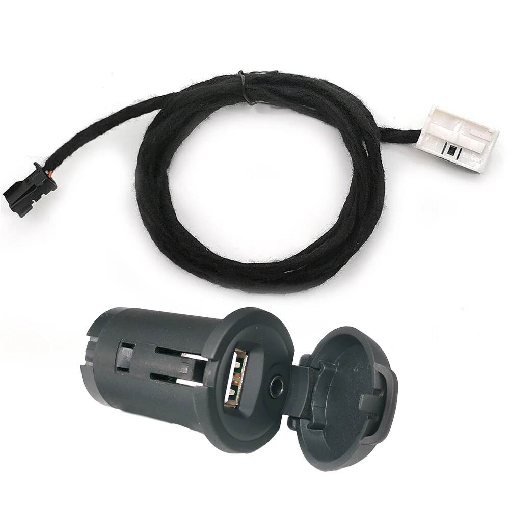 

DWCX Car Radio AUX Audio USB Cable Socket Plug Fit For Citroen C2 C3 C4 C4l C5 C6 With RD9 RD43 RD45