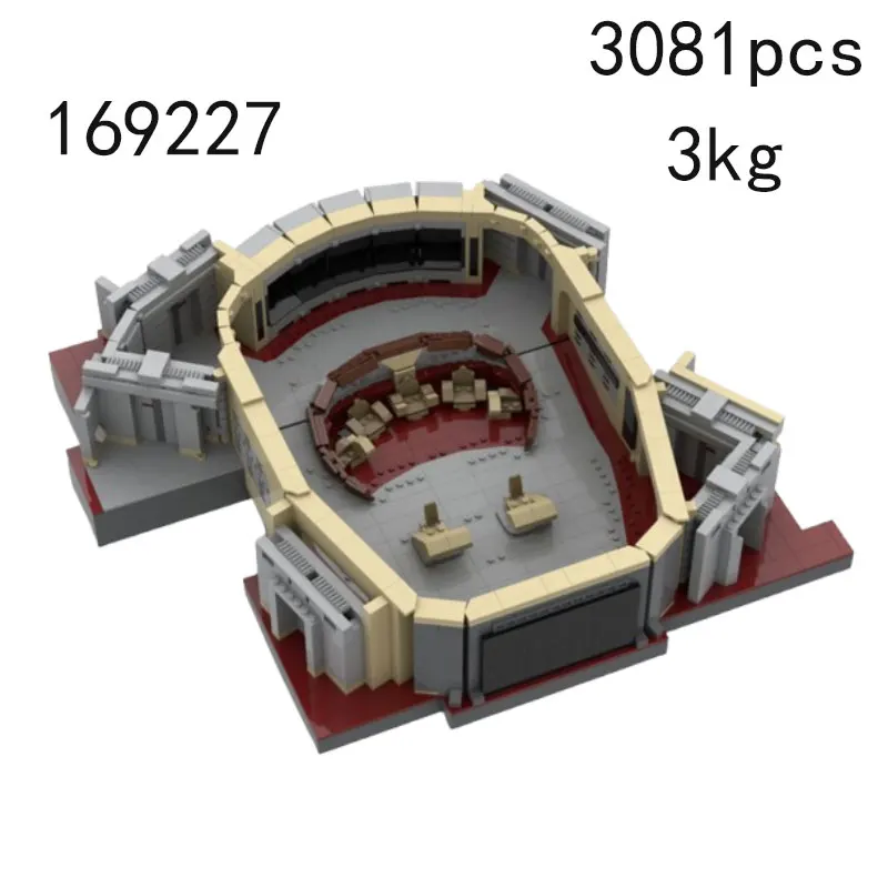 스팟 MOC- 169227   작은 입자 조립 빌딩 블록 퍼즐 장난감 모델 선물 세트 장식품