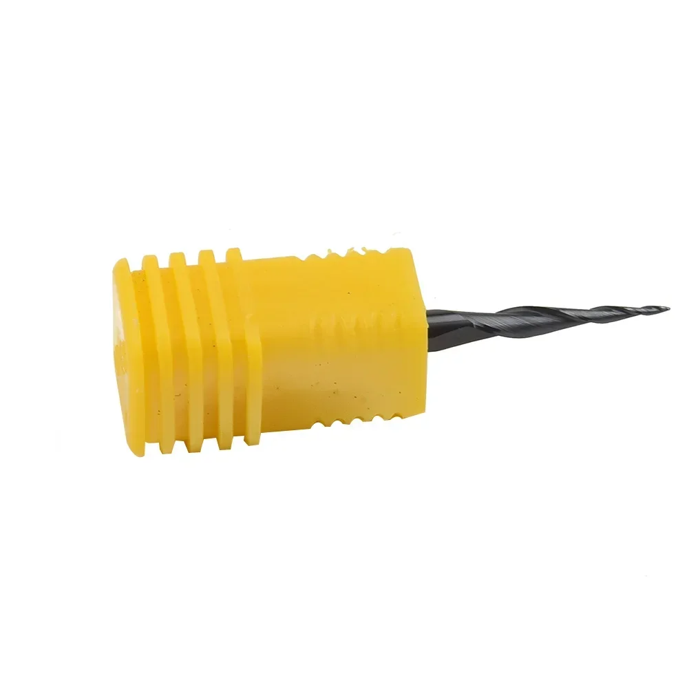 1/8inch Shank CNC Carbide Ball Nose Tapered End Mill Cutting Soft Materials Cast Iron Steel Alloy Steel Milling High Speed
