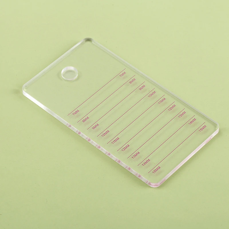 Acrylic Eyelash Board Eyelash-Tray Palette Eyelash Tray Strip Stand Individual Eyelash Extensions Hand Plate Lash Pallet Holder