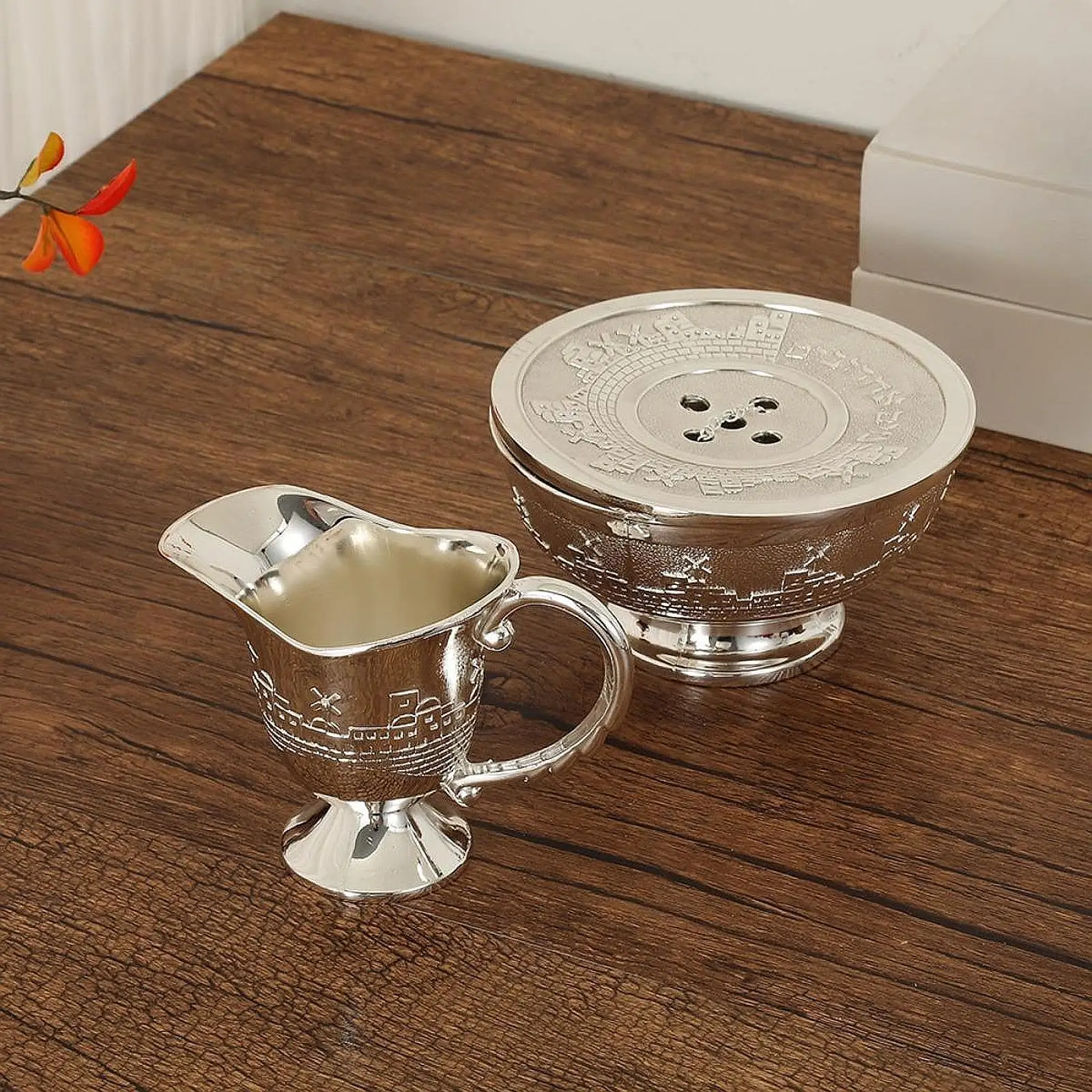 

Wash Cup and Bowl Decorative Wash Bowl for Celebration Bathroom Holiday