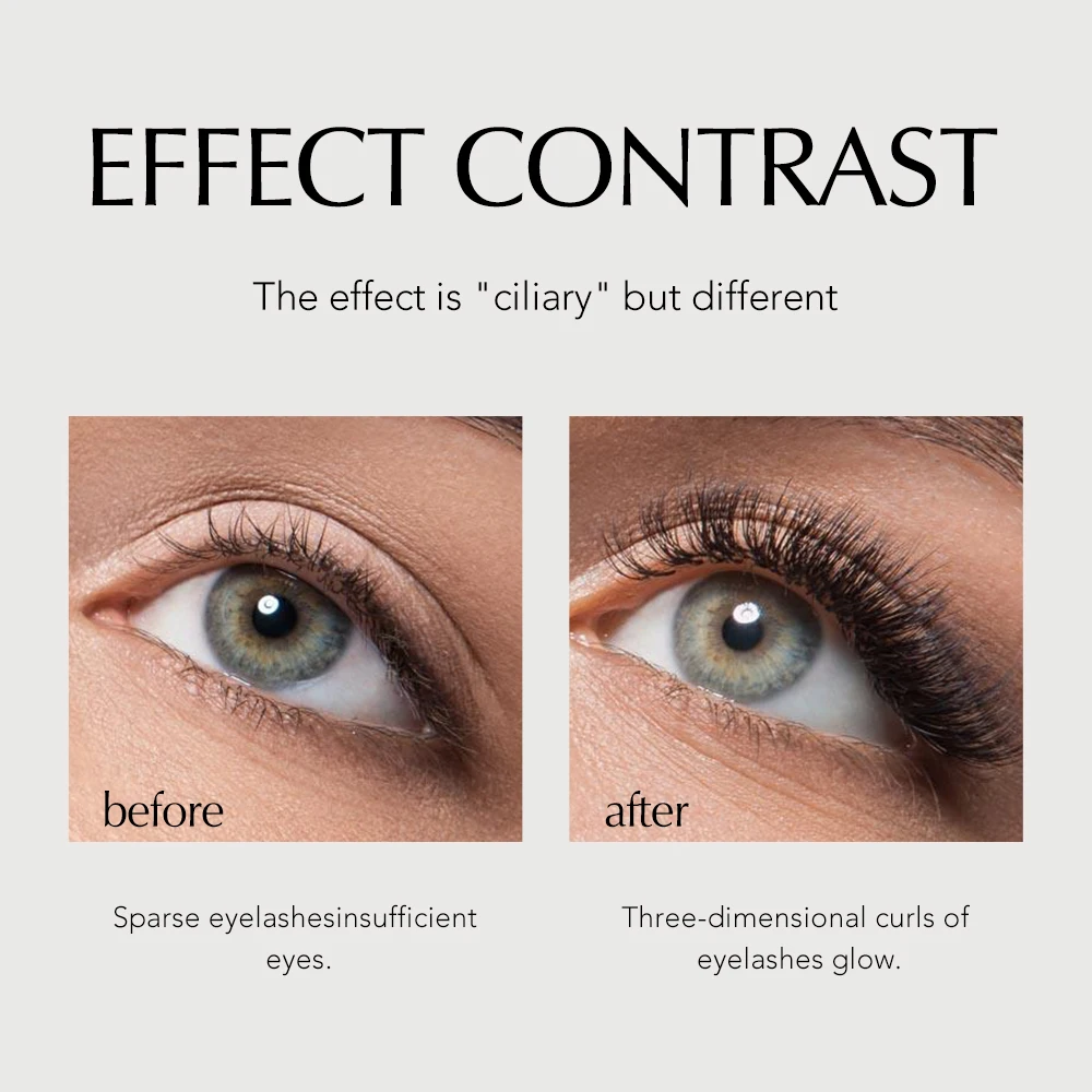 SHEDOES Mascara lisse et naturel longue durée, Anti-taches, allongeant, bouclé, volumateur, crée des cils enchanteurs