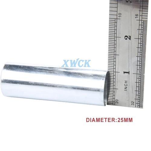 Imagen 2 del producto Cartucho de aluminio con labio para laboratorio Dental, inyección de dentadura acrílica Flexible, 25mm de diámetro, 50 unidades por juego