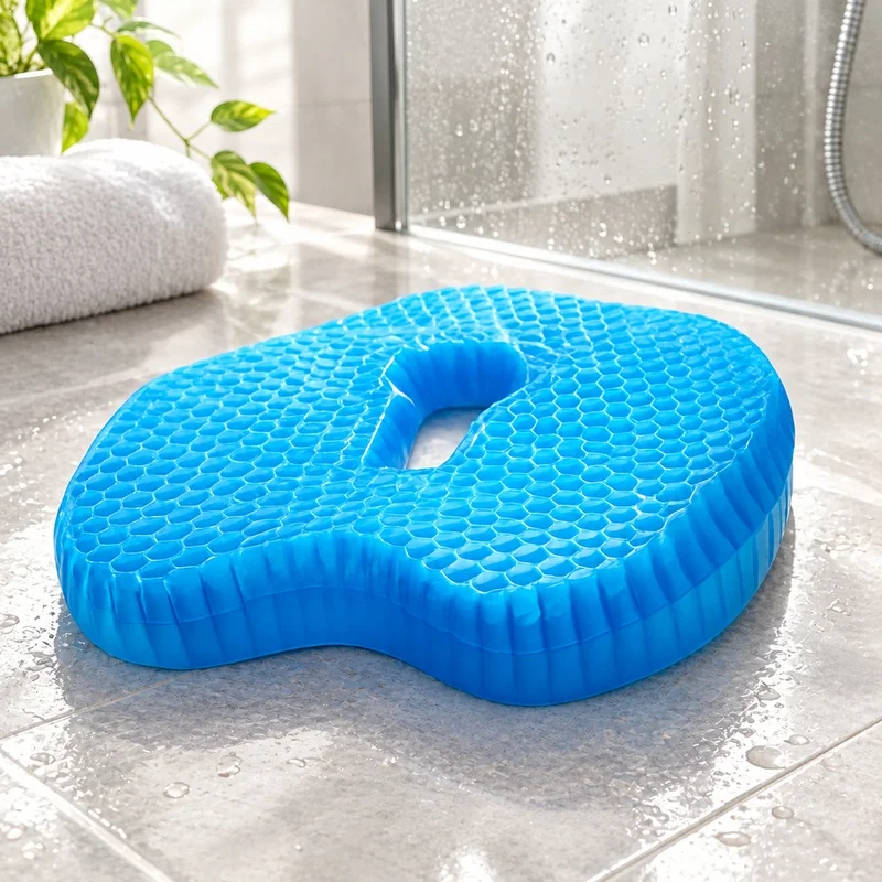 U-Shaped Gel Cushion for Ergonomic Support and Long-Lasting Sitting Comfort