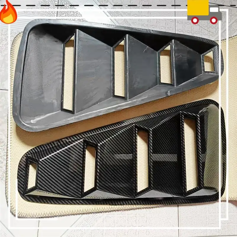 

Car Side Window Louvers Scoop Cover Vent For Ford Mustang 2005 -2014 Five-Hole Air Inlet Side Air Outlet