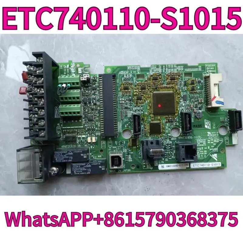 

Used terminal board ETC740110-S1015 tested OK and shipped as soon as possible