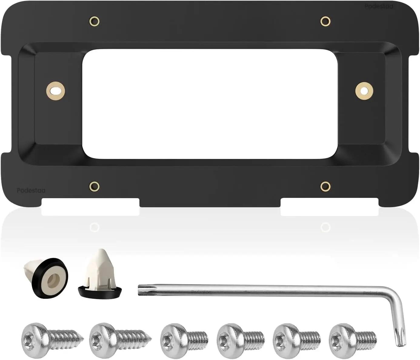 

Универсальный кронштейн-держатель для заднего номерного знака для моделей BMW и Mini Cooper, включает в себя винты.