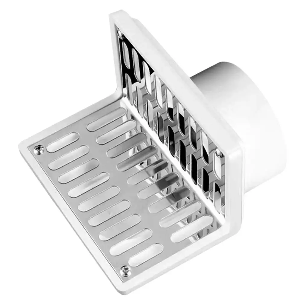 Downpipe Strainer Roof Side Row Floor Drain Leaf Debris Trap Anti-blocking Balcony Drainage Cover Gutter Guard