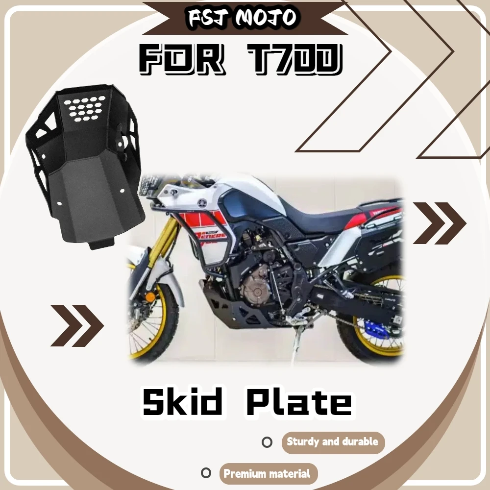 For T700 Adventure Bike Magnesium Aluminum Alloy Full Chassis Skid Plate Anti-Fall Engine Bottom Shield Off-Road Kit