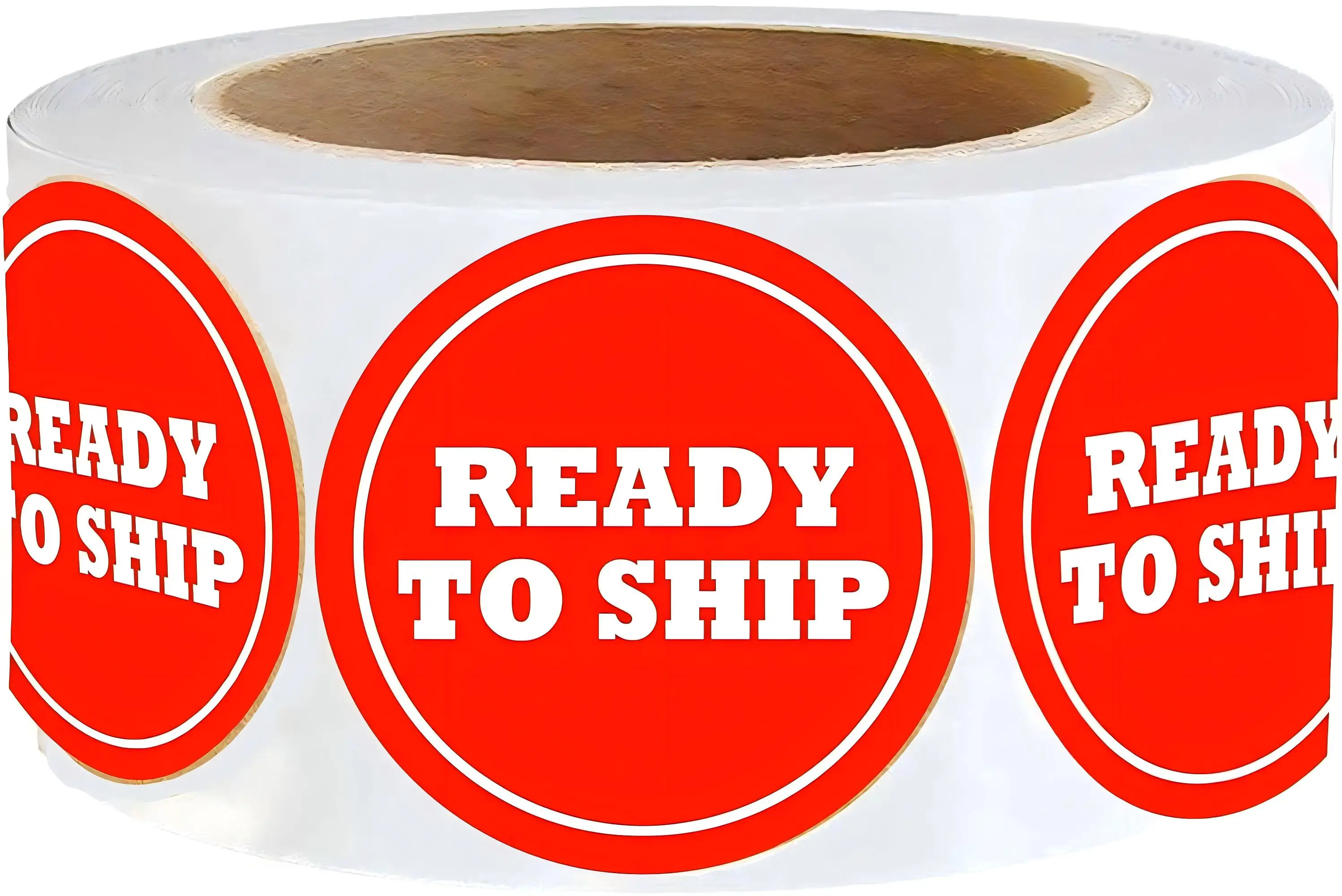 

500 шт. готовые к отправке наклейки для доставки упаковки, почтовые наклейки для малого бизнеса, 2 дюйма (рулон)