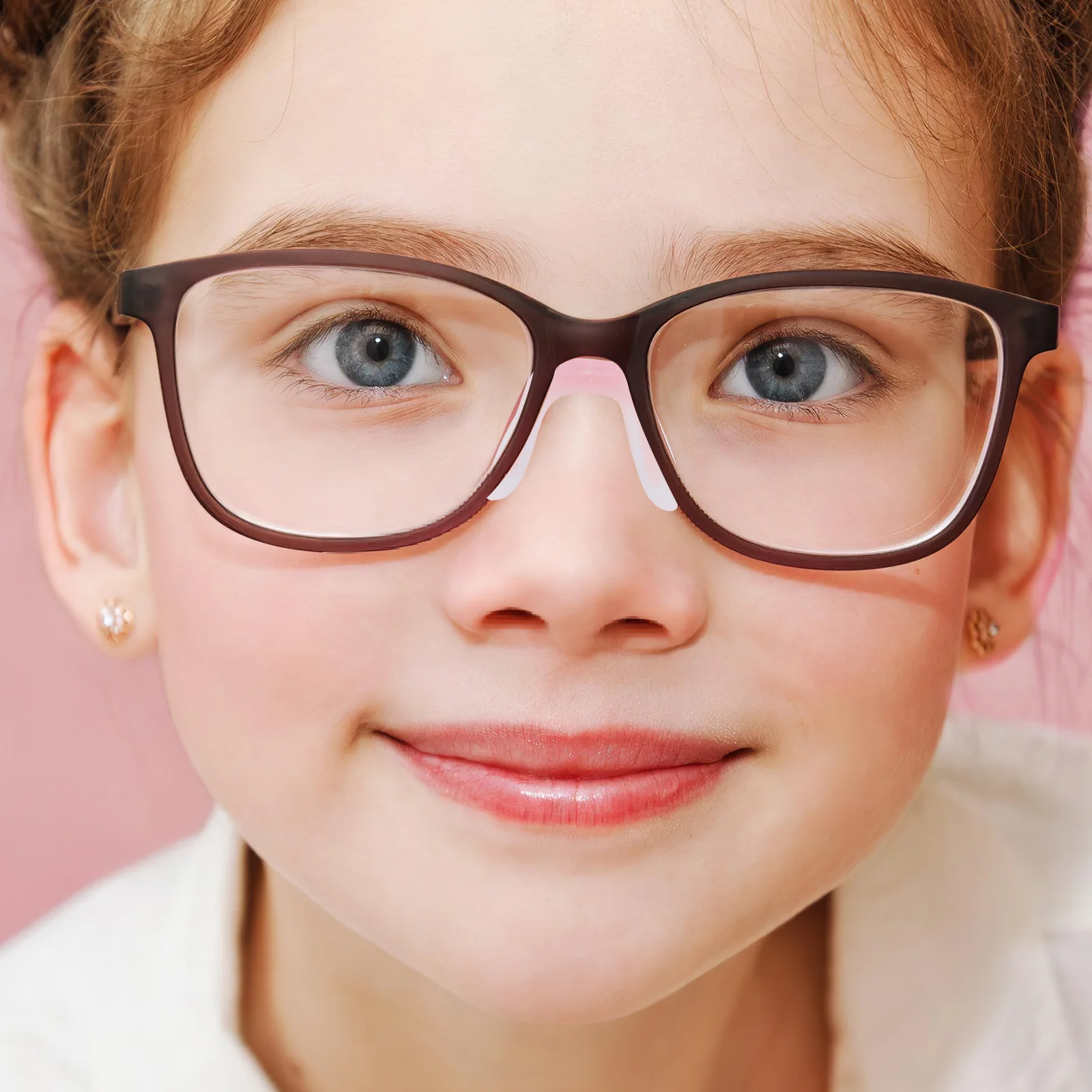 

4Pcs Eyeglasses Nose Pads Silicone U-Shaped Bridge Support Soft Nose Cushion Replacement Anti-Slip Comfortable for Outdoor Use