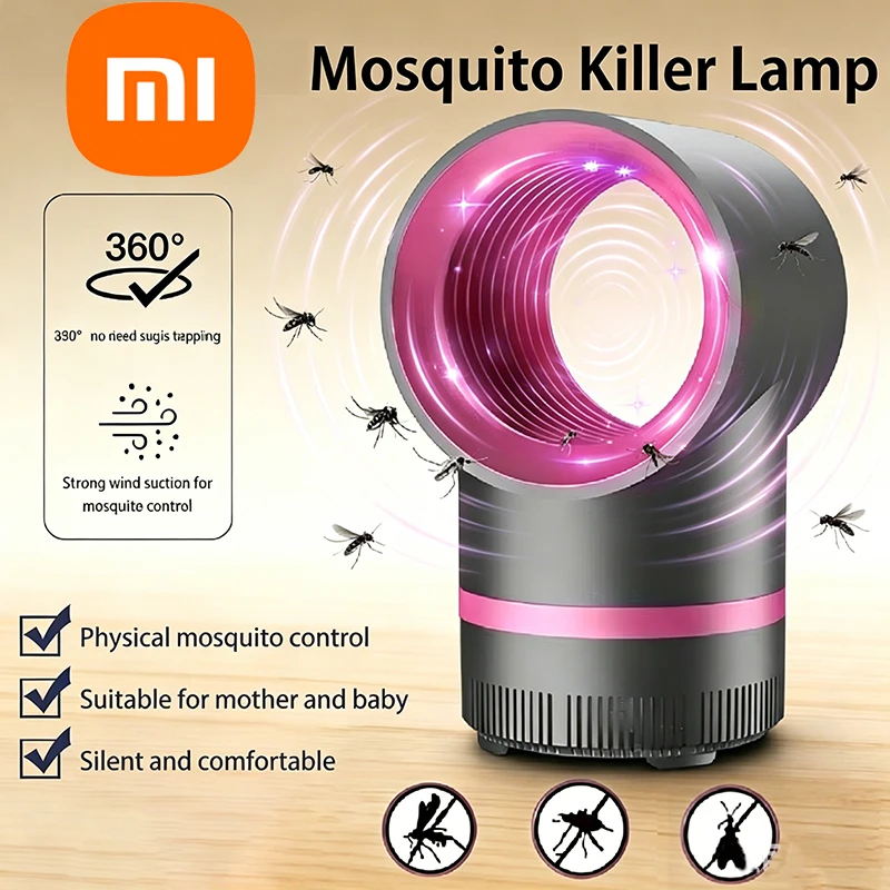 Lampe anti-moustiques Xiaomi, rechargeable par USB, portable, pour la maison, piège anti-moustiques portable pour l'extérieur