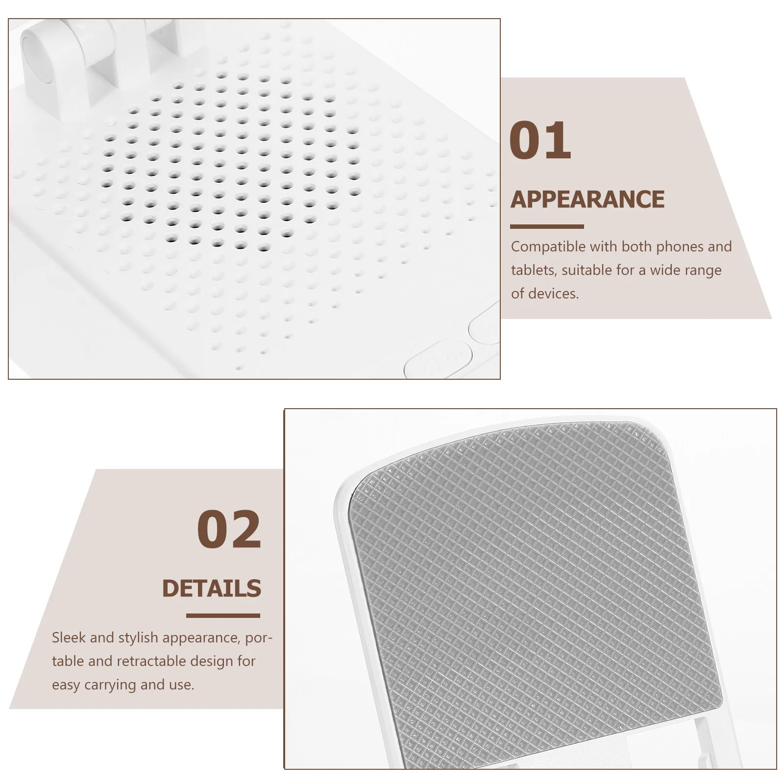 Phone Stand Speaker Multipurpose Portable Retractable Desk Holder Wireless Sound Cellphone Tablet Desk Phone Holder
