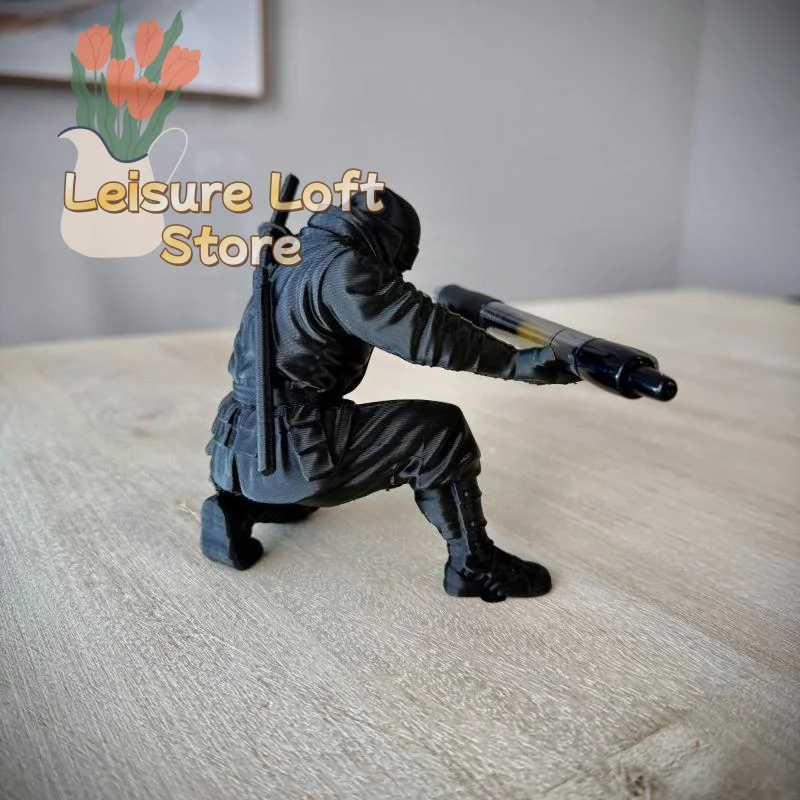 Knight Pen Holder Stand Creative Medieval Desk Organizer  Style Resin Figurine for Students Office Home Decor