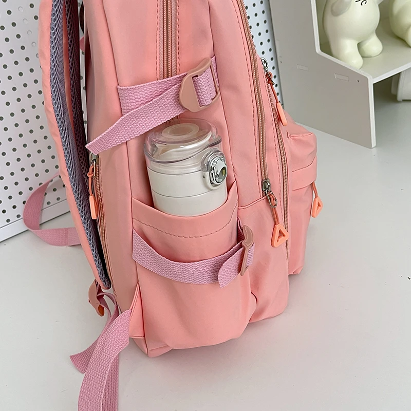 Hot Sale New Female Fashion Lady High Capacity  College Backpack Trendy Girls Laptop School Bags Cute Girl Travel Book Bag