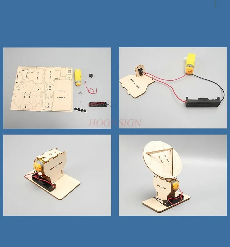 1set Electric radar detector technology small production DIY material science experimental model teaching aids