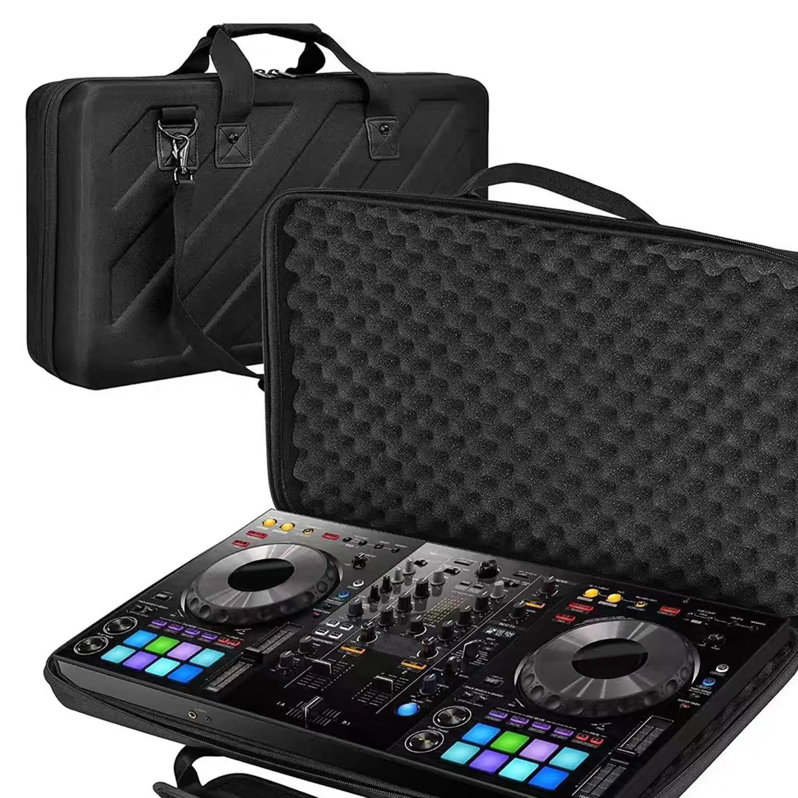 

EVA Hard Case Zipper Carry on Shockproof DJ Controller Case Bag for Ddj-1000 Zipper Disk Bag