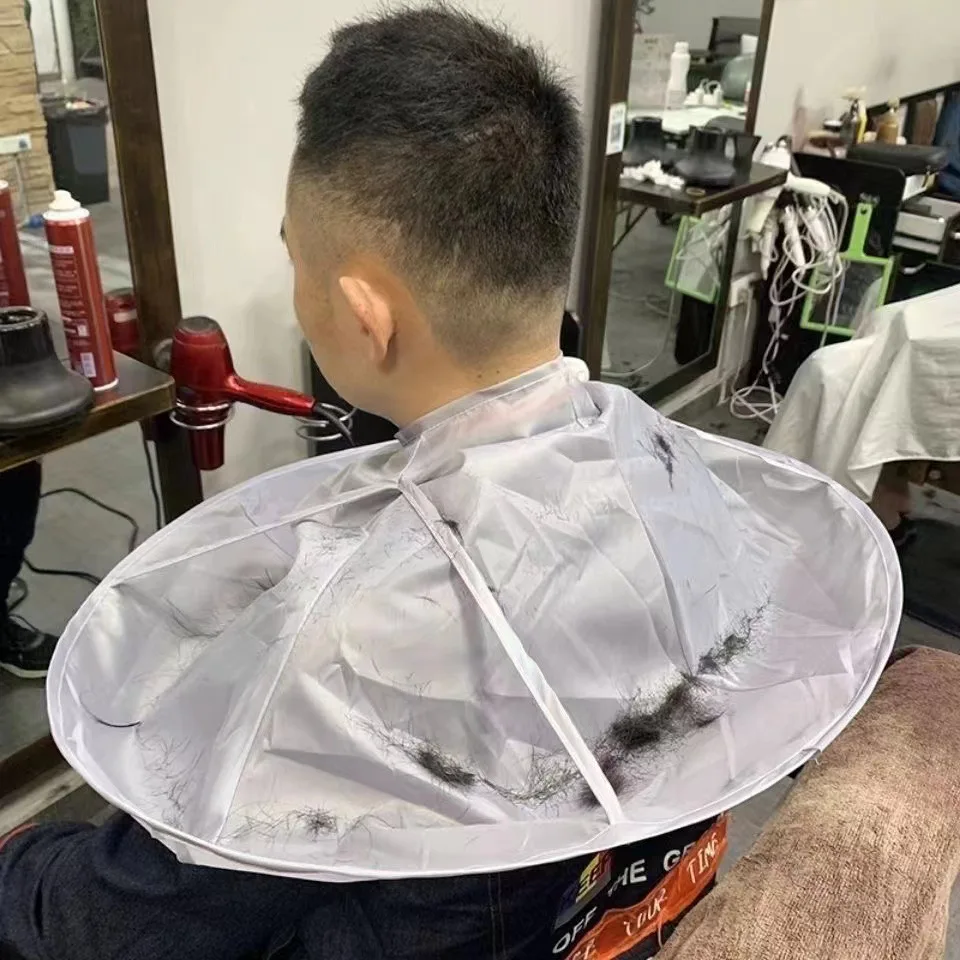 60cm Professional Non-Stick Waterproof Haircut Cape With Adjustable Neck Duster For Stylists Barbers Salon Quality