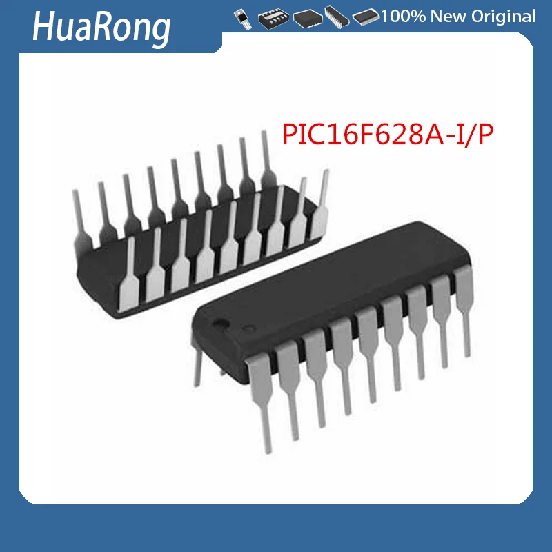 

10PCS/LOT PIC16F628A-I/P PIC16F628 16F628A DIP18