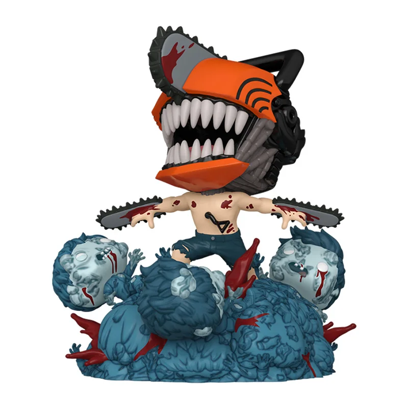 

Chainsaw Man Funko Pop Movies & TV Chainsaw Man Deluxe Edition Peripheral Figurines Toys for Boys Gift Collectible Ornaments