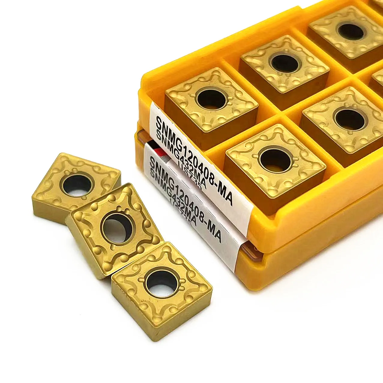 10 Stuks Carbide Inzetstuk Draaitool Snmg120408 Snmg120404 Ma Ue6020 Vp15tf Us735 Metalen Draaibank Gereedschap Externe Draaimachine Harde Legering