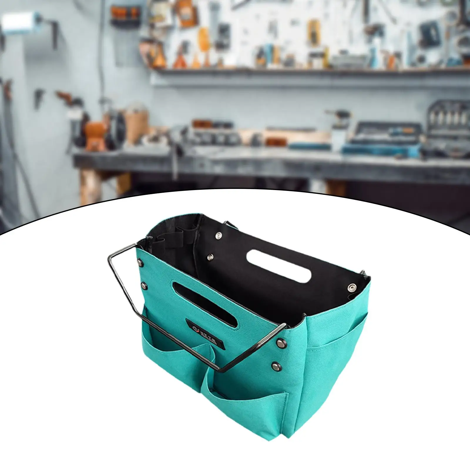 Extension Ladder Hanging Tool Bag Oxford Cloth Utility Pouch Storage for Folding and Telescoping Ladder