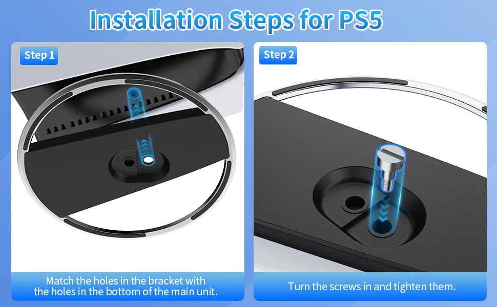 2025 Neuer vertikaler Ständer für PS5-Konsolen Playstation 5 Slim Base-Zubehör für PS5 Pro-Konsolenscheibe und Digital – Detail 5