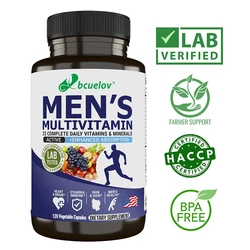 Men's Multivitamin & Mineral Supplement - 22 Complete Vitamins & Minerals To Support Overall Immune, Hair, Nails, Skin, Heart