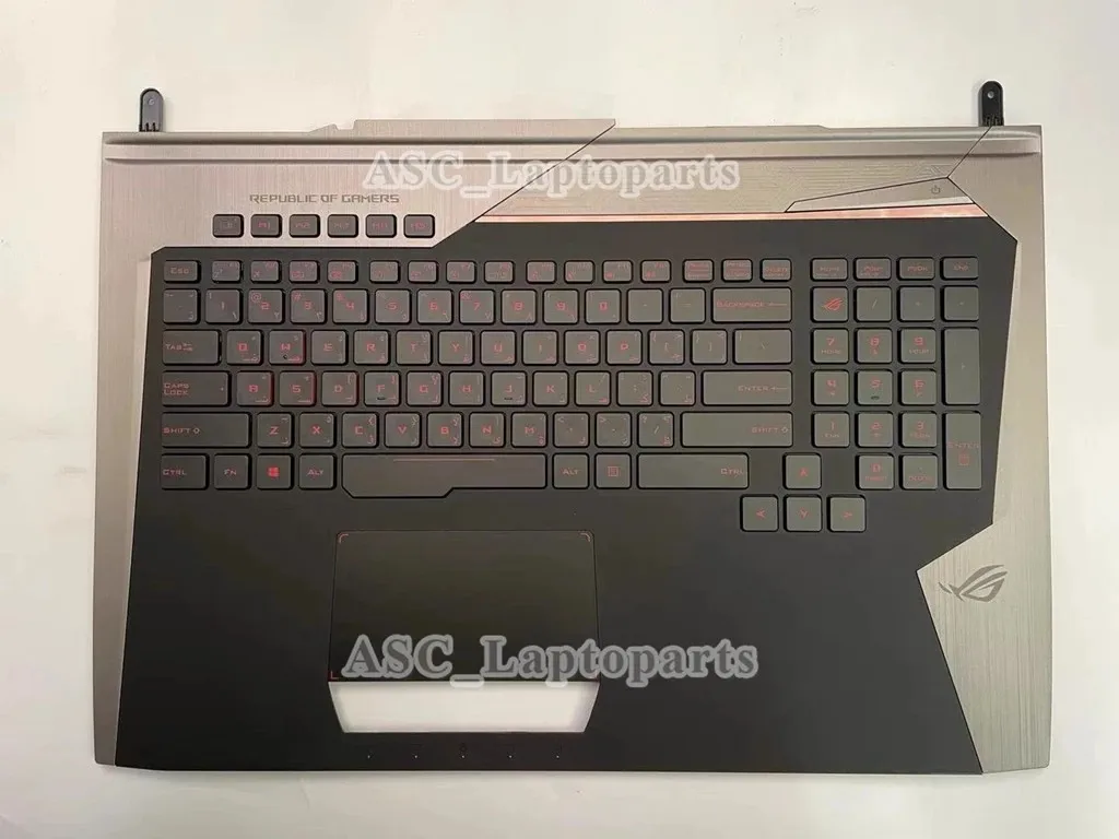 New AR CA Czech LA Spanish Hebrew RU Swiss US Keyboard for Asus ROG G752V G752VL G752VM G752VS G752VT G752VY BACKLIT & Palmrest