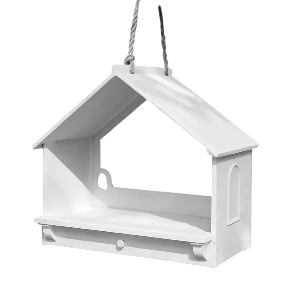 Window Bird Feeder Material White 15.8 x 15.1 x 7.7 cm Designed for Consistent Feeding and Long-Term Outdoor Use