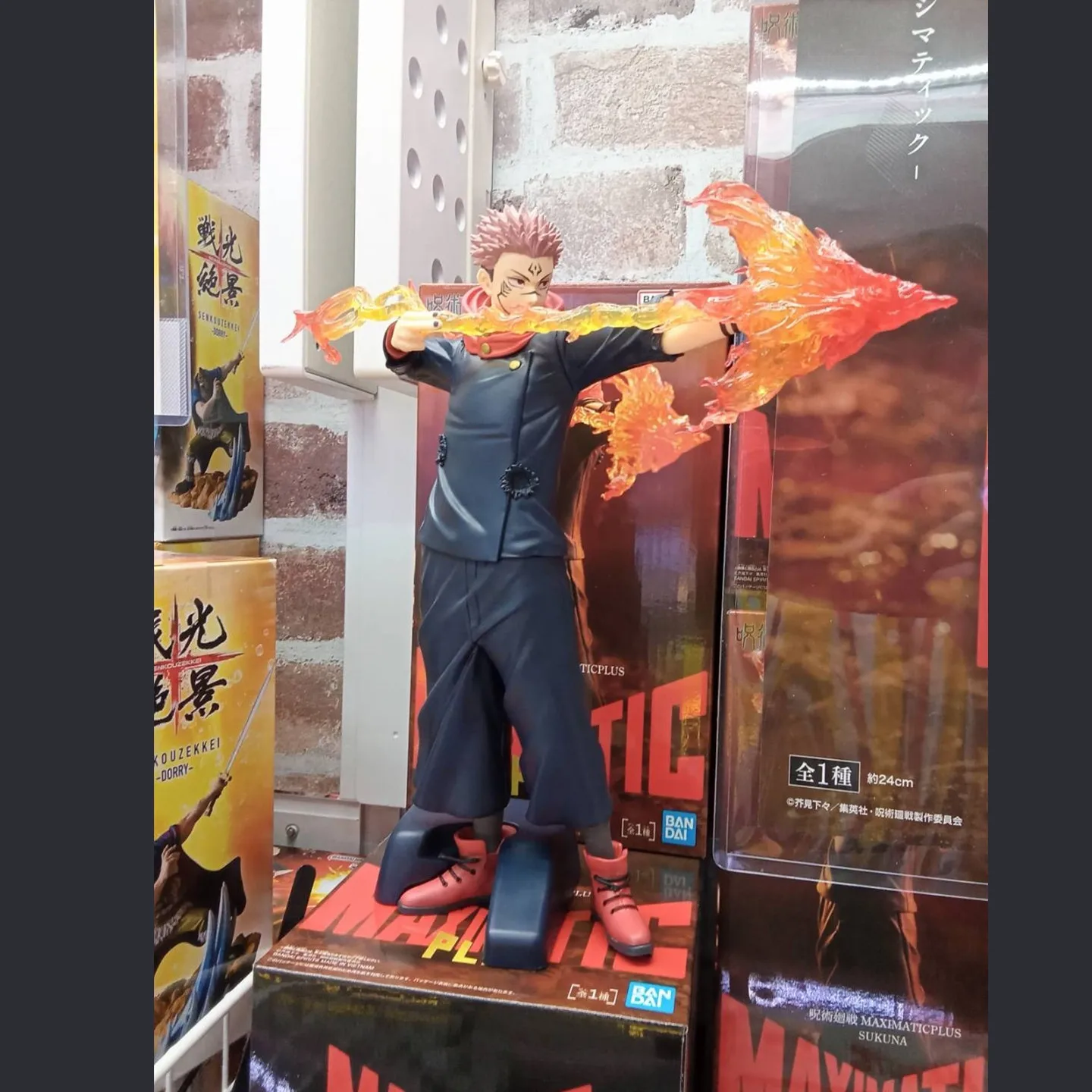 Figura de Ação Original BANDAI MAXIMATIC PLUS Ryomen Sukuna Jujutsu Kaisen, Modelo de PVC para Coleção de Animação