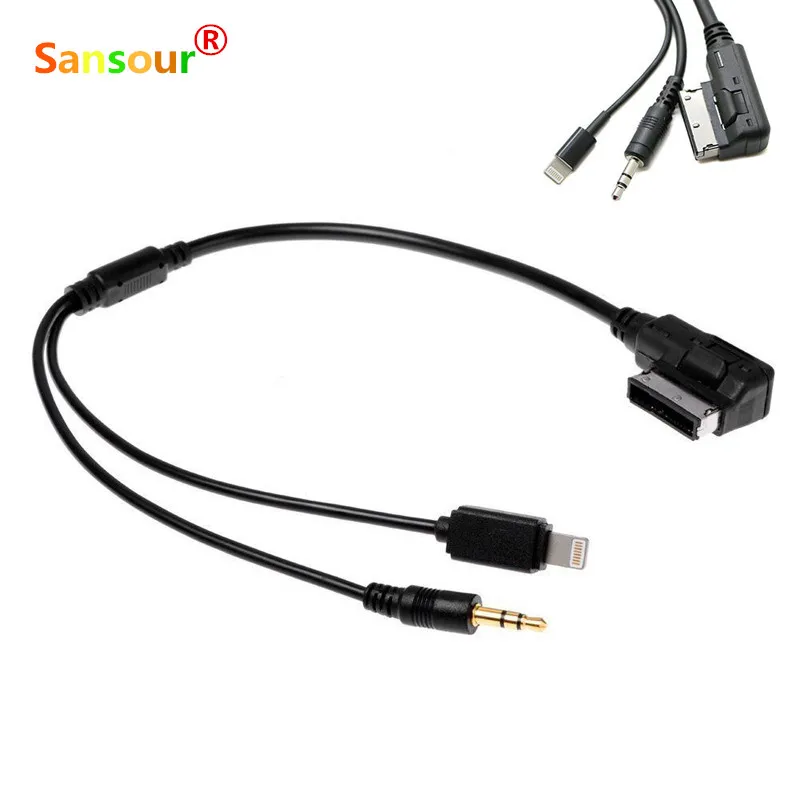 

MDI AMI AUX iPhone5 5s 5c 6 & 6 plus a7 A8 P6 Music Interface AMI AUX Cable for Audi 2009-2014