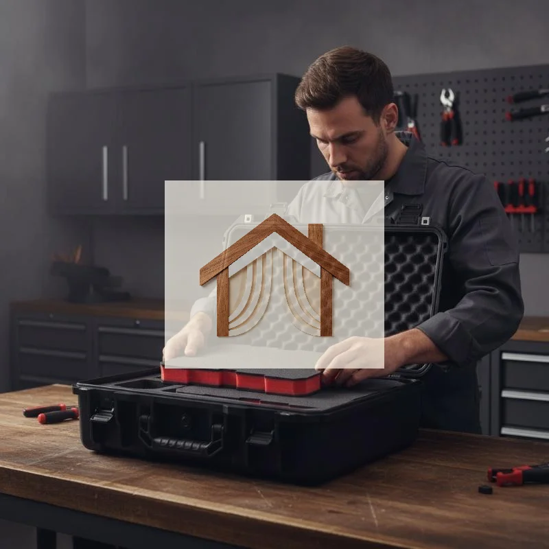 Foam Inserts Tool Box Kit For Packout Insert Protective Foam Organizer For Fragile Tools Shockproof Cushioned Support