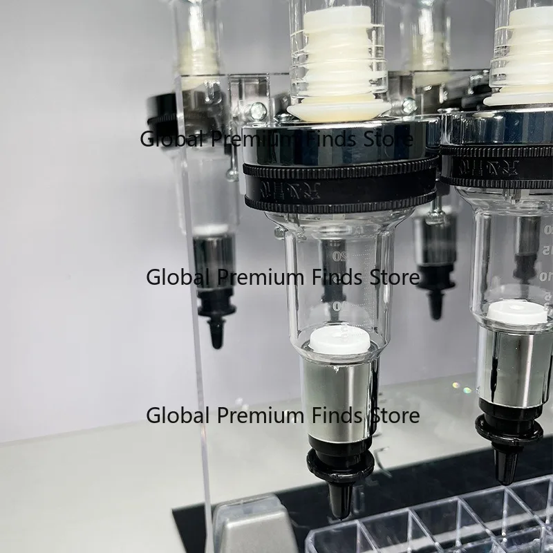 Bulk Double-Row Twelve-Pump Perfume Dispenser Set Acrylic Cross-Border Display Rack for Aroma Products