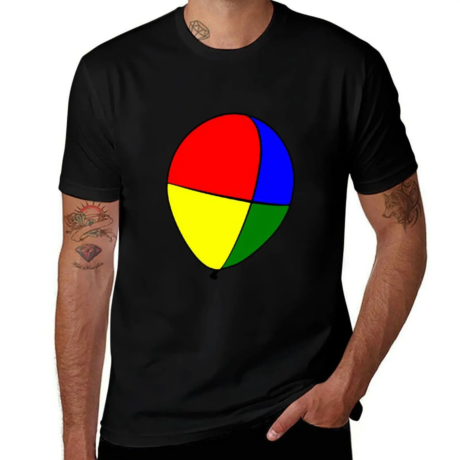 

GoF Balloon T-Shirt man t shirts cotton t shirts for man cotton soft t shirt man luxury T-Shirt