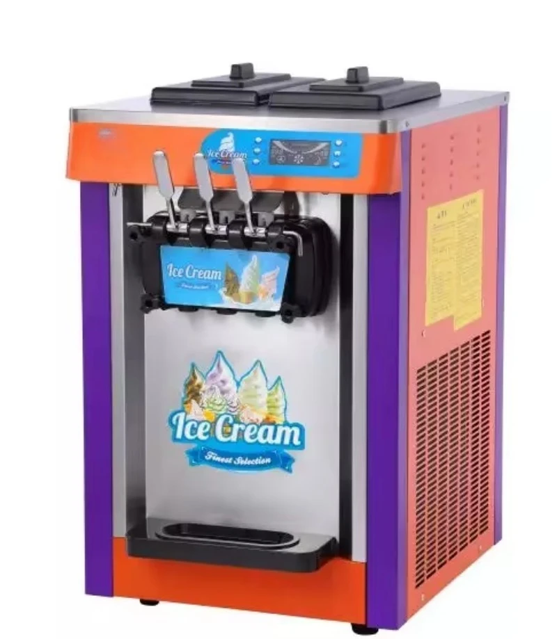 Snack machine Commercial seasoning machine Ice cream soft ice cream machine