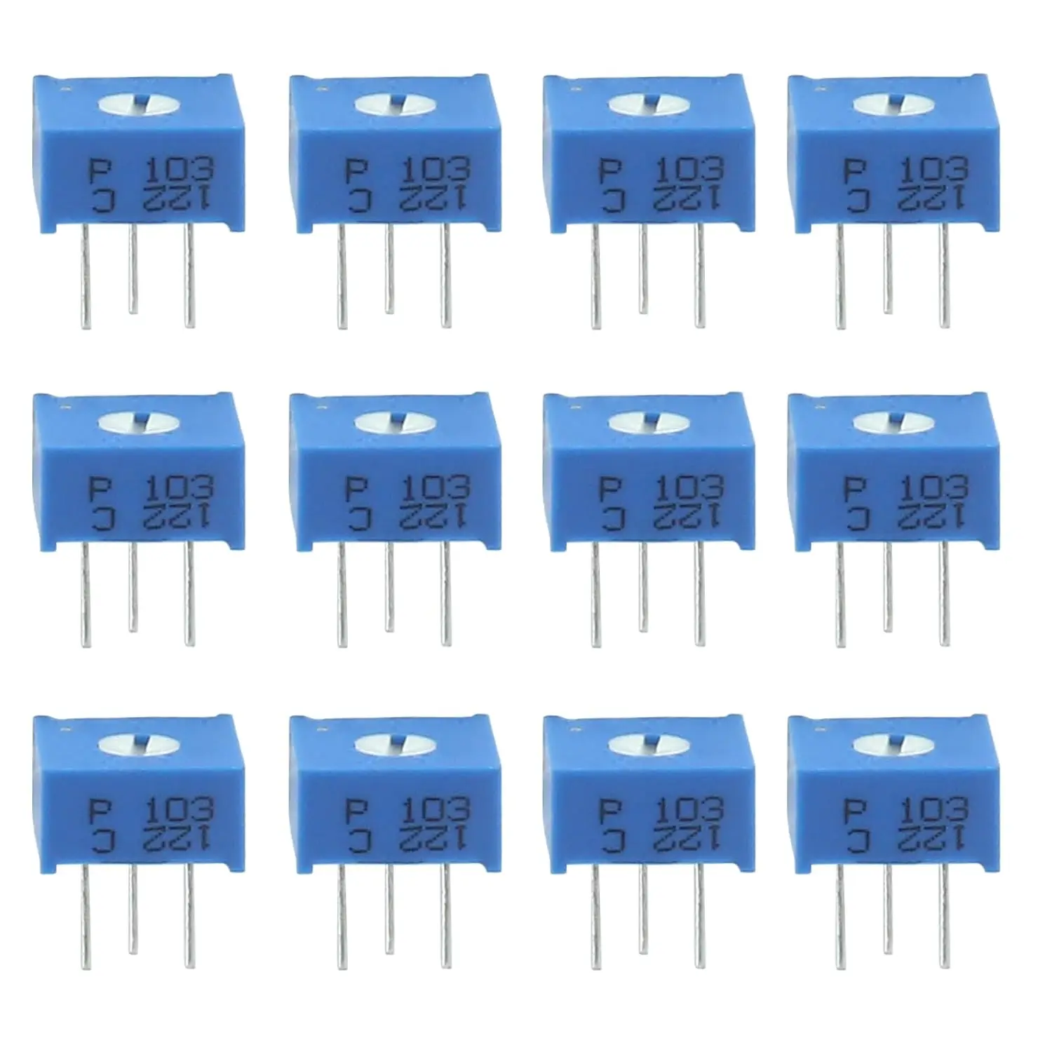 Kit de potentiomètre de tondeuse mixte, boîte de résistance variable, 100ohm, 200ohm, 500ohm, 1K, 2K, 5K, 10K, 20K, 50K, 100K, 200K, 500K, 1M