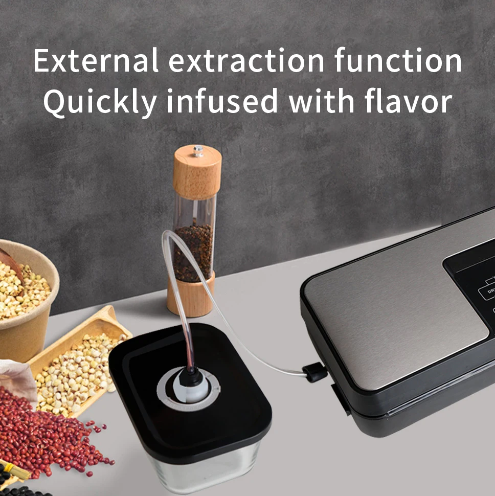 Wholesale Vacuum Packing Machine 80Kpa Food Saver 100w Kitchen Household Vacuum Small Sealer